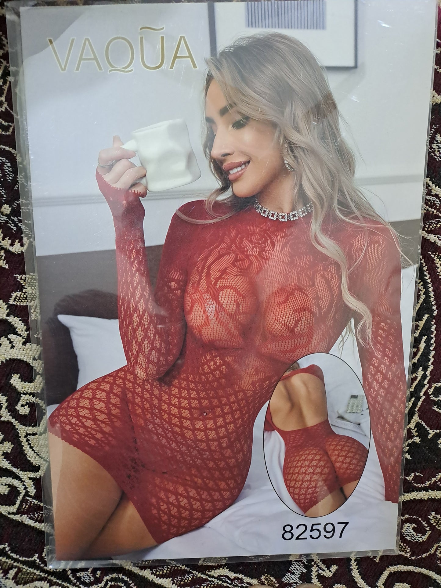 Red Female Body Stocking.No-81647 R